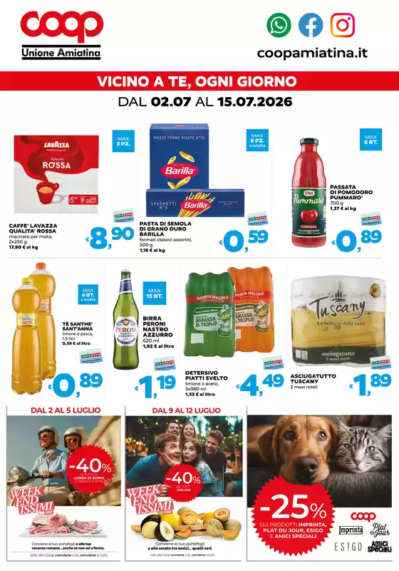 Volantino Coop | VICINO A TE, OGNI GIORNO | 2026-07-02T00:00:00.000Z - 2026-07-15T00:00:00.000Z