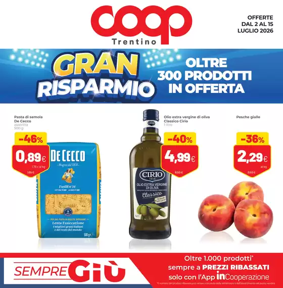 Volantino Coop | Gran risparmio | 2026-07-02T00:00:00.000Z - 2026-07-15T00:00:00.000Z