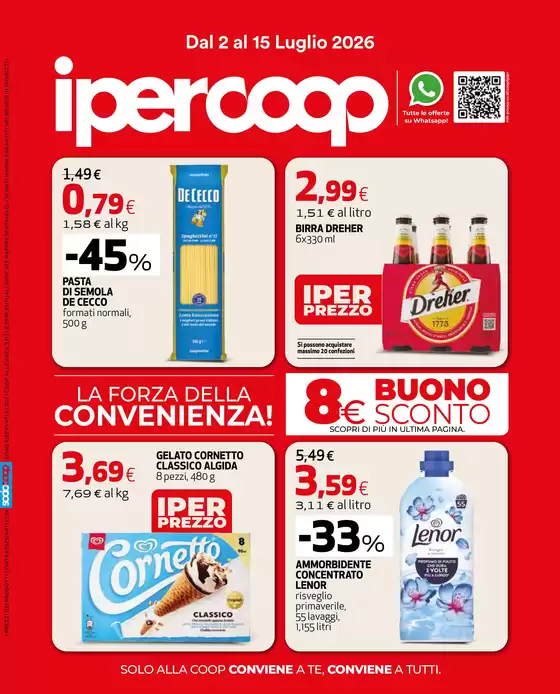 Volantino Ipercoop | -25% sui prodotti fior fiore | 2026-07-02T00:00:00.000Z - 2026-07-15T00:00:00.000Z