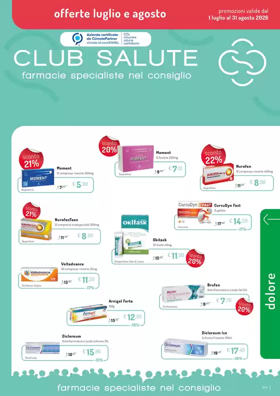 Volantino Farmacia Corbelletta | Offerte luglio e agosto | 2026-07-01T00:00:00.000Z - 2026-08-31T00:00:00.000Z