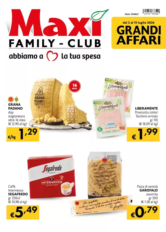 Volantino Maxì Family a Monza | Grandi affari | 2026-06-02T00:00:00.000Z - 2026-07-15T00:00:00.000Z