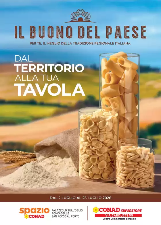 Volantino Conad Superstore | BUONO DEL PAESE | 2026-07-02T00:00:00.000Z - 2026-07-25T00:00:00.000Z