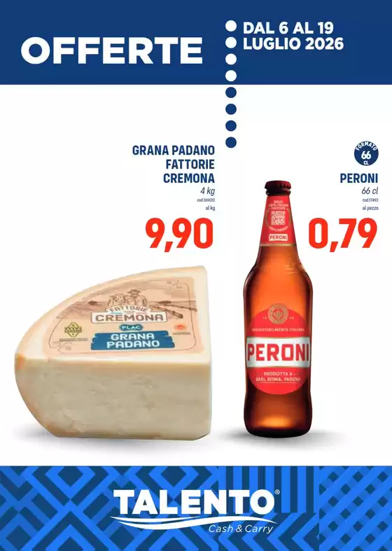Volantino Talento | Offerte | 2026-07-06T00:00:00.000Z - 2026-07-19T00:00:00.000Z