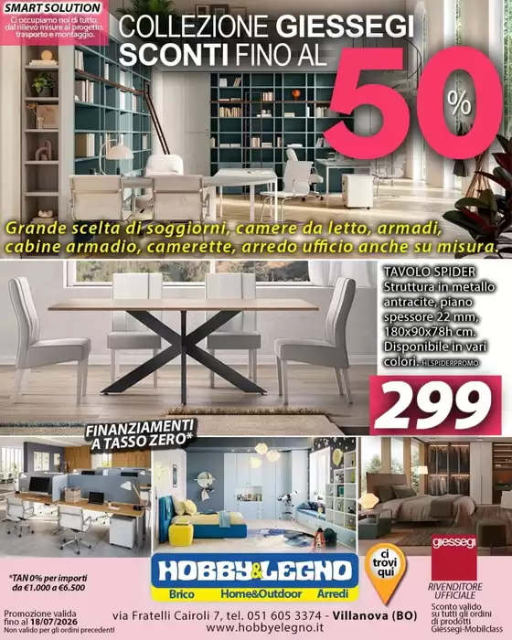 Volantino Hobby & Legno | Sconti fino al 50% | 2026-07-03T00:00:00.000Z - 2026-07-18T00:00:00.000Z