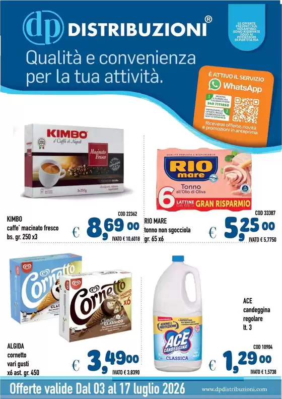 Volantino Del Prete Alimentari | Offerte valide dal 03 al 17 luglio | 2026-07-03T00:00:00.000Z - 2026-07-17T00:00:00.000Z