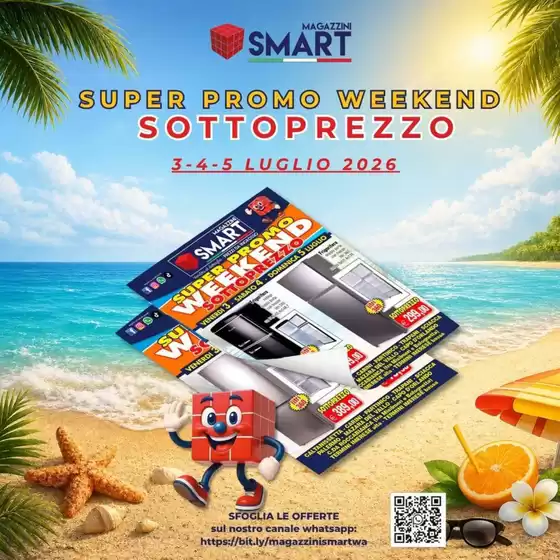 Volantino Magazzini Smart a Piraino | Sottoprezzo | 2026-07-03T00:00:00.000Z - 2026-07-05T00:00:00.000Z