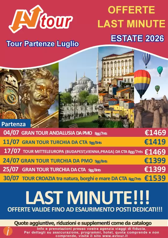 Volantino Av Tour a Molini di Triora | Offerte last minute | 2026-07-04T00:00:00.000Z - 2026-07-30T00:00:00.000Z