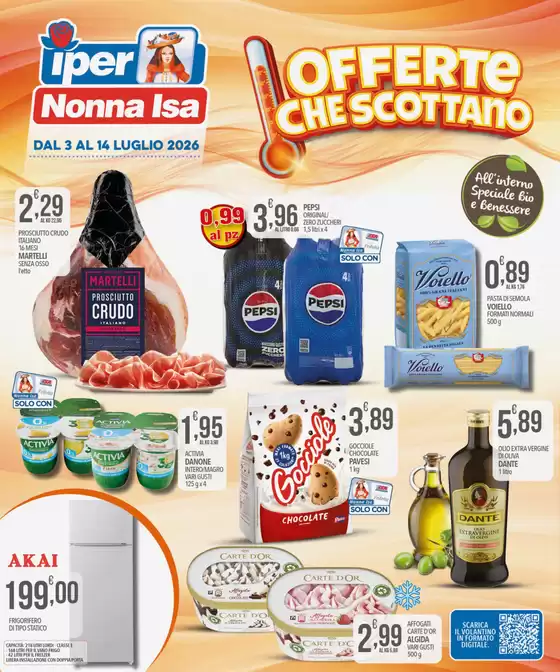 Volantino Iper Nonna Isa | Offerte che scottano | 2026-07-03T00:00:00.000Z - 2026-07-14T00:00:00.000Z