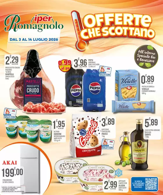 Volantino Iper Romagnolo | Offerte che scottano | 2026-07-03T00:00:00.000Z - 2026-07-14T00:00:00.000Z