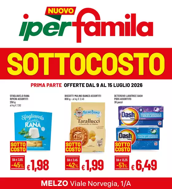 Volantino Iperfamila | SOTTO COSTO | 2026-07-06T00:00:00.000Z - 2026-07-15T00:00:00.000Z