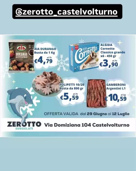 Volantino Zerotto Surgelati | Offerte | 2026-06-29T00:00:00.000Z - 2026-07-12T00:00:00.000Z