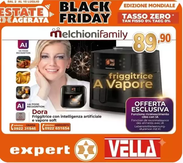Volantino Vella Elettrodomestici a Rocca di Cambio | Black Friday | 2026-07-02T00:00:00.000Z - 2026-07-15T00:00:00.000Z