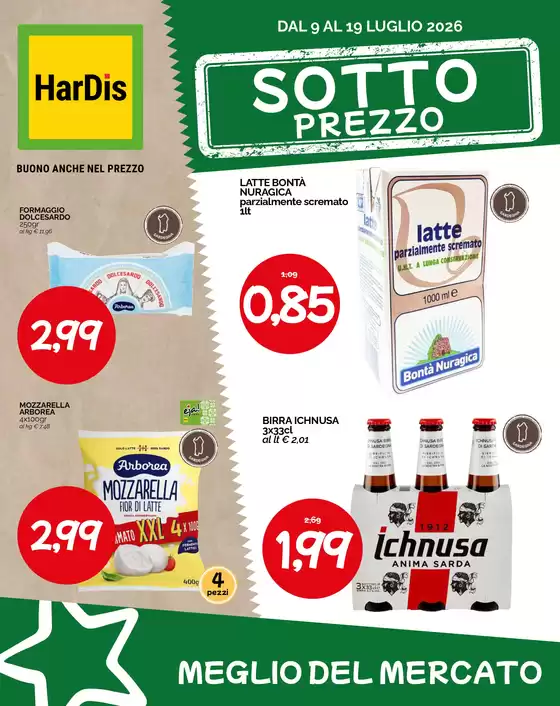 Volantino Hardis | Sotto prezzo | 2026-07-09T00:00:00.000Z - 2026-07-19T00:00:00.000Z