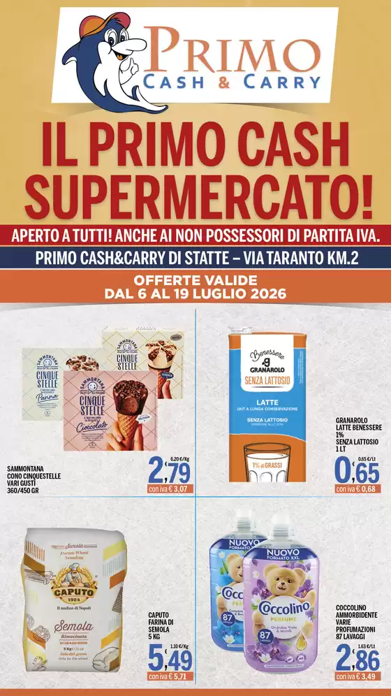Volantino Pascar | IL PRIMO CASH SUPERMERCATO! | 2026-07-06T00:00:00.000Z - 2026-07-19T00:00:00.000Z