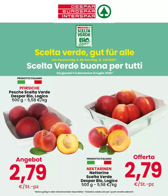 Volantino Interspar | Scelta verde buona per tutti | 2026-07-09T00:00:00.000Z - 2026-07-12T00:00:00.000Z