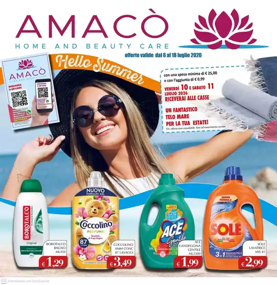 Volantino Amacò | Hello summer | 2026-07-06T00:00:00.000Z - 2026-07-18T00:00:00.000Z