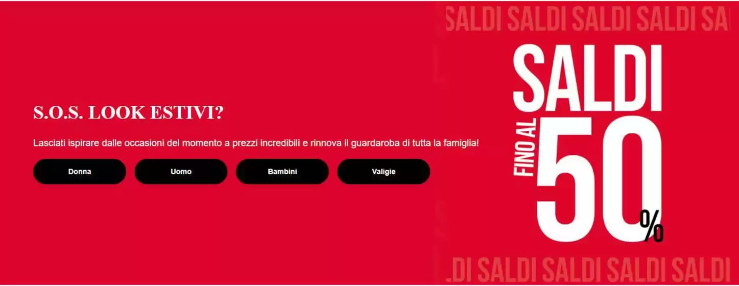 Volantino Scarpe & Scarpe | Saldi fino al 50% | 2026-07-06T00:00:00.000Z - 2026-09-30T00:00:00.000Z