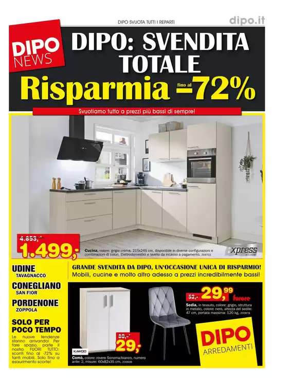 Volantino Dipo a Reano | Svendita | 2026-07-06T00:00:00.000Z - 2026-07-20T00:00:00.000Z