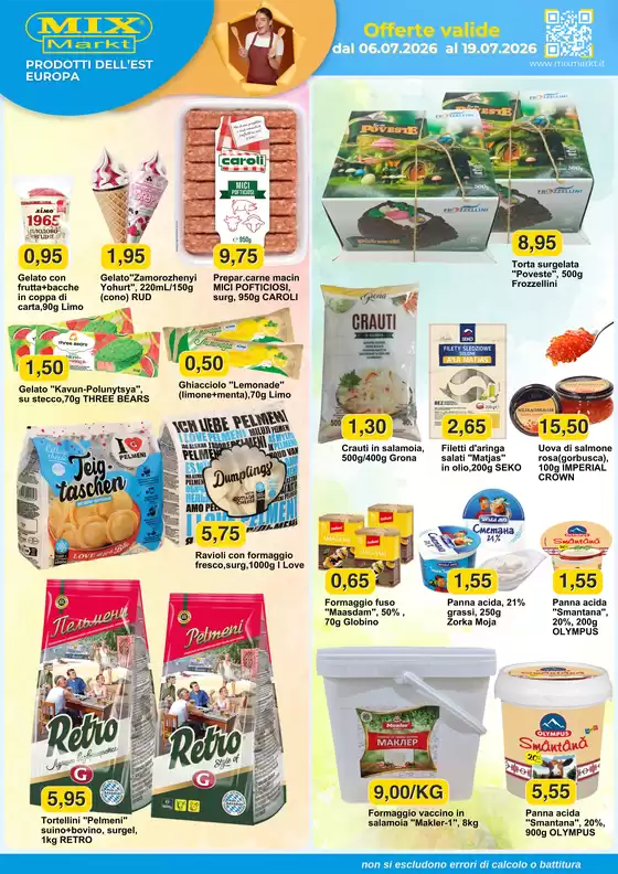 Volantino Mix Markt | Prodotti Dell'Est Europa | 2026-07-06T00:00:00.000Z - 2026-07-19T00:00:00.000Z
