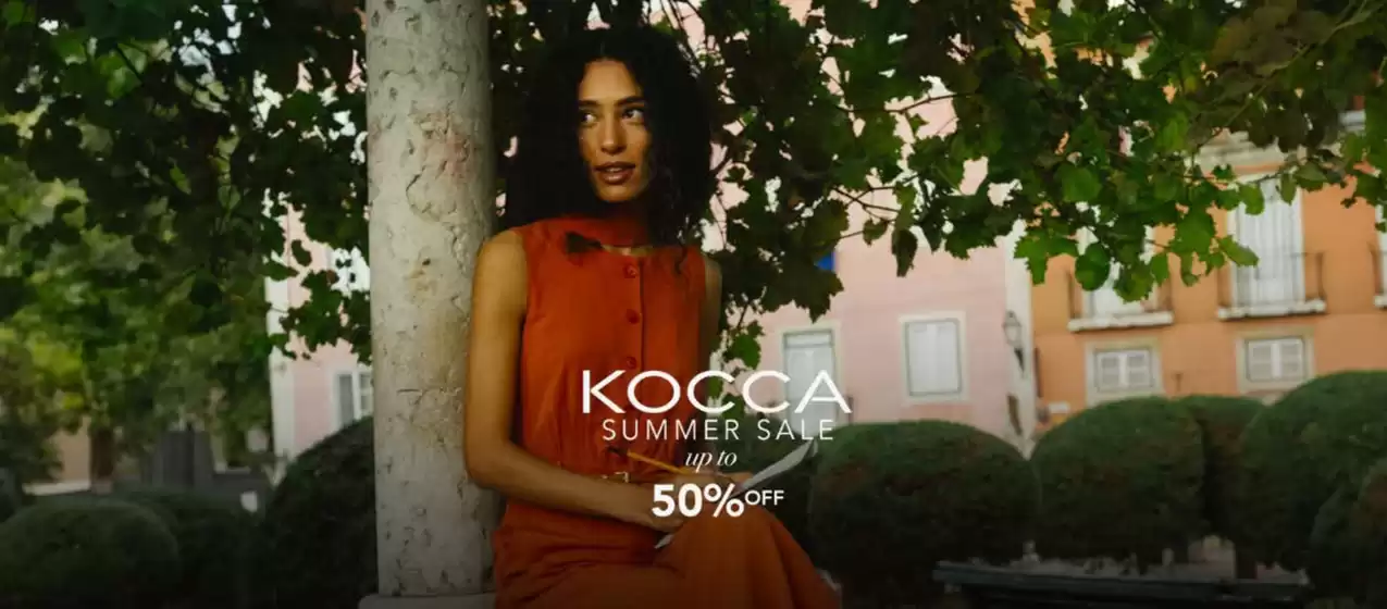 Volantino Kocca | Summer sale up to 50% off | 2026-07-06T00:00:00.000Z - 2026-07-31T00:00:00.000Z