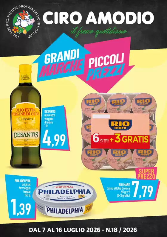 Volantino Ciro Amodio | Grandi marche, piccoli prezzi | 2026-07-07T00:00:00.000Z - 2026-07-16T00:00:00.000Z