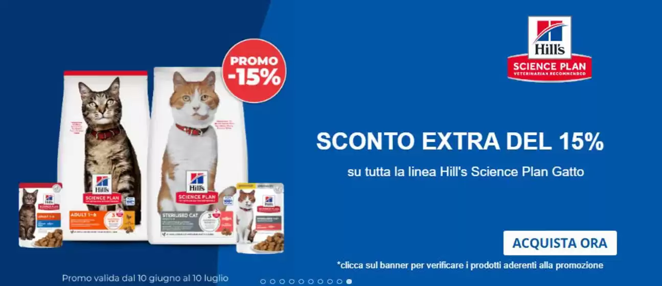 Volantino L'Ora degli Animali | Sconto extra del 15% | 2026-07-06T00:00:00.000Z - 2026-07-10T00:00:00.000Z