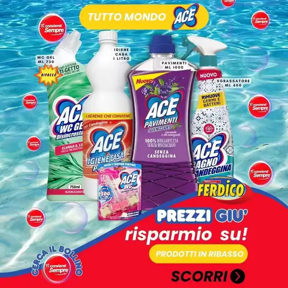 Volantino Ferdico a Lenna | Prezzi giu' risparmio su! | 2026-07-06T00:00:00.000Z - 2026-07-20T00:00:00.000Z