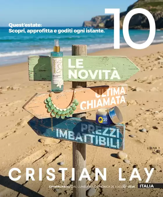 Volantino Cristian Lay | Quest’estate: Scopri, approfitta e goditi ogni istante. | 2026-07-06T00:00:00.000Z - 2026-07-26T00:00:00.000Z