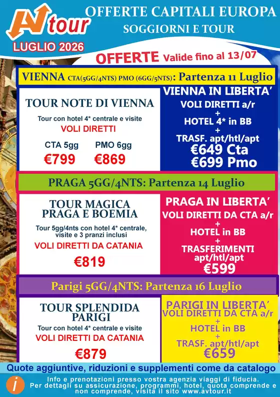 Volantino Av Tour | OFFERTE Valide fino al 13/07 | 2026-07-11T00:00:00.000Z - 2026-07-16T00:00:00.000Z
