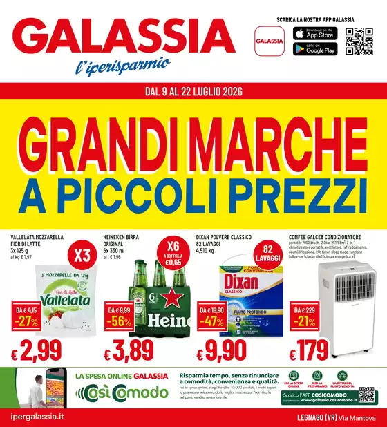 Volantino Galassia | Grandi marche a piccoli prezzi | 2026-07-09T00:00:00.000Z - 2026-07-22T00:00:00.000Z