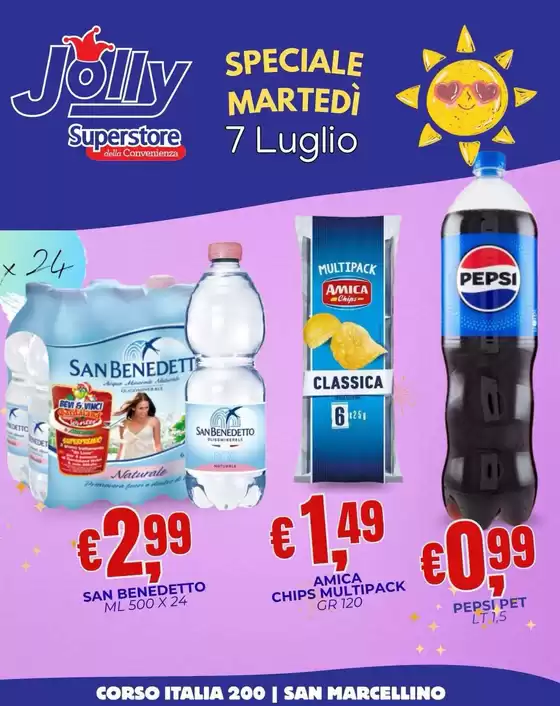 Volantino Jolly Market | Offerte | 2026-07-07T00:00:00.000Z - 2026-07-07T00:00:00.000Z