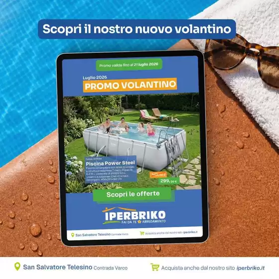 Volantino Iperbriko a Bosa | Nuove offerte da scoprire | 2026-07-08T00:00:00.000Z - 2026-07-21T00:00:00.000Z