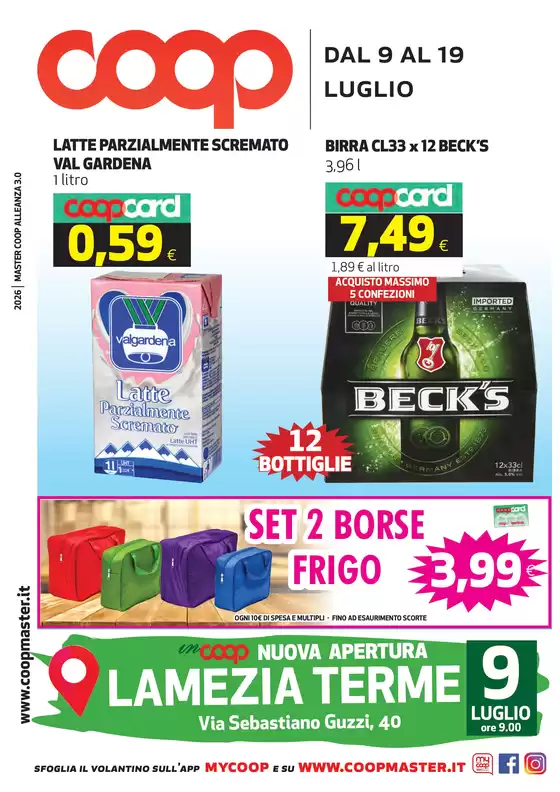 Volantino Coop | dal 9 AL 19 LUGLIO | 2026-07-09T00:00:00.000Z - 2026-07-19T00:00:00.000Z