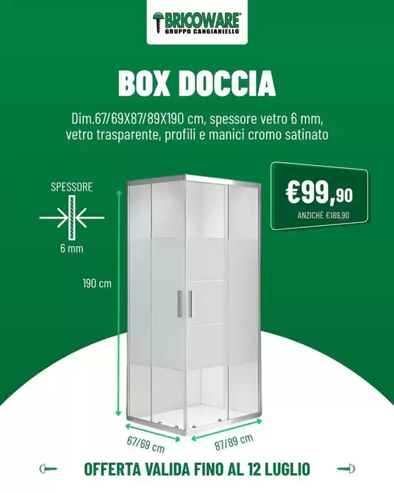 Volantino Bricoware | Offerta valida fino al 12 luglio | 2026-07-08T00:00:00.000Z - 2026-07-12T00:00:00.000Z