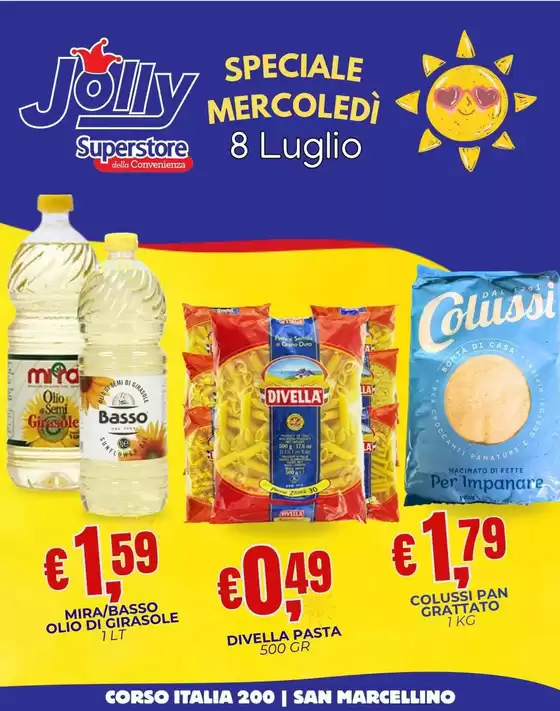 Volantino Jolly Market | Offerte | 2026-07-08T00:00:00.000Z - 2026-07-08T00:00:00.000Z