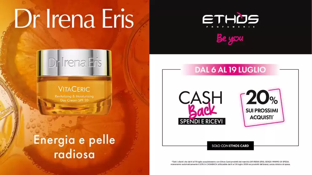 Volantino Ethos | Dr Irena Eris | 2026-07-06T00:00:00.000Z - 2026-07-19T00:00:00.000Z