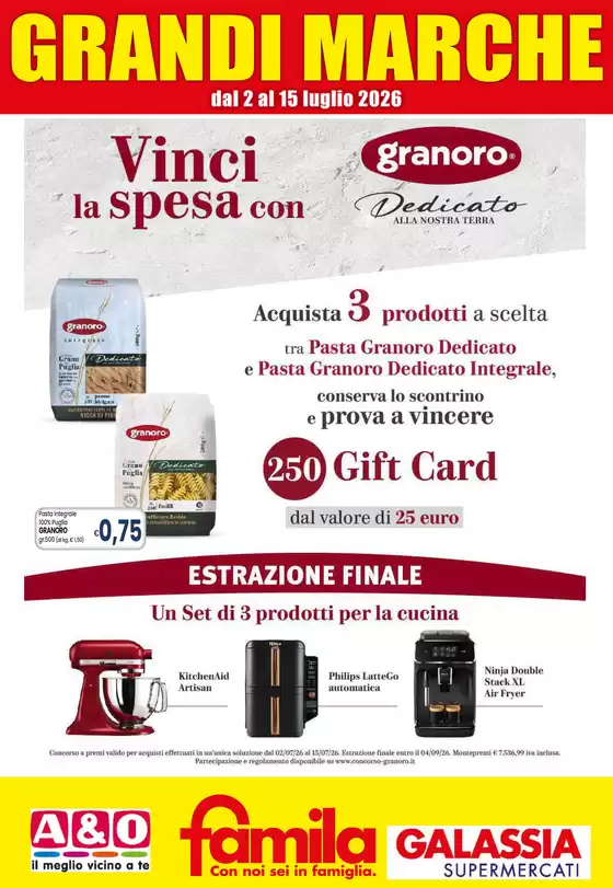 Volantino Famila a Seui | GRANDI MARCHE  | 2026-07-08T00:00:00.000Z - 2026-07-15T00:00:00.000Z