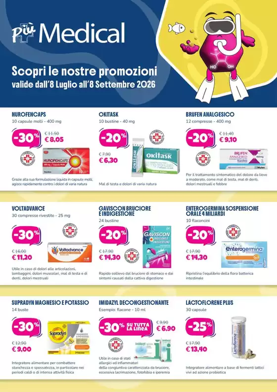 Volantino + Medical Parafarmacia a Seui | Scopri le nostre promozioni | 2026-07-08T00:00:00.000Z - 2026-09-08T00:00:00.000Z