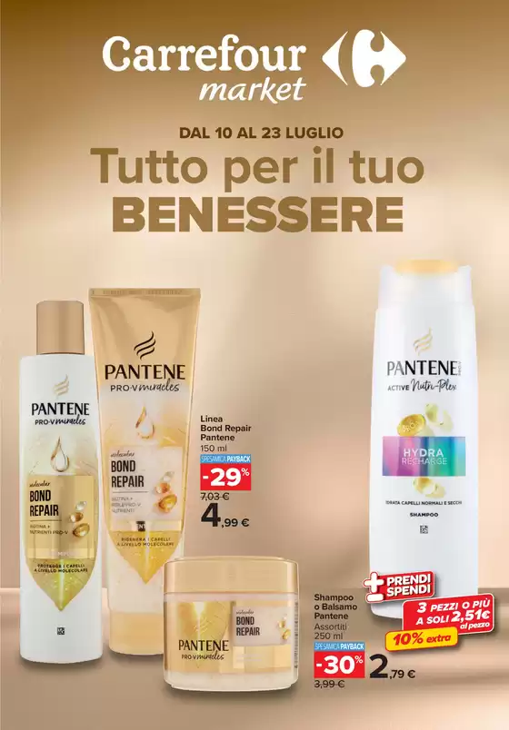Volantino Carrefour Market | Tutto per il tuo benessere | 2026-07-10T00:00:00.000Z - 2026-07-23T00:00:00.000Z