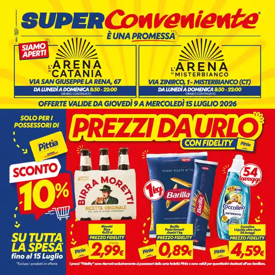 Volantino SuperConveniente | Prezzi da urlo | 2026-07-09T00:00:00.000Z - 2026-07-15T00:00:00.000Z