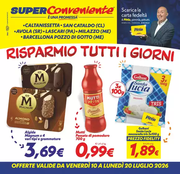 Volantino SuperConveniente | Risparmio tutti i giorni | 2026-07-10T00:00:00.000Z - 2026-07-20T00:00:00.000Z