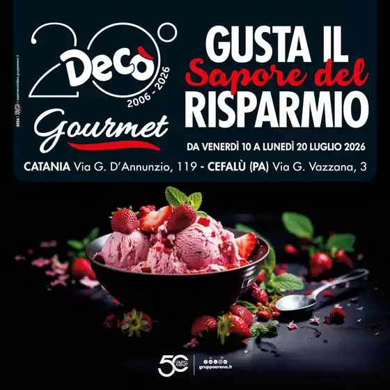 Volantino Decò | Gusta il sapore del risparmio | 2026-07-10T00:00:00.000Z - 2026-07-20T00:00:00.000Z