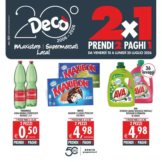 Volantino Decò | 2x1 Prendi 2 Paghi 1 | 2026-07-10T00:00:00.000Z - 2026-07-20T00:00:00.000Z