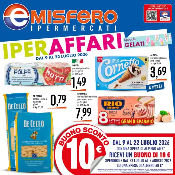 Volantino Emisfero | IPER AFFAERI | 2026-07-09T00:00:00.000Z - 2026-07-22T00:00:00.000Z
