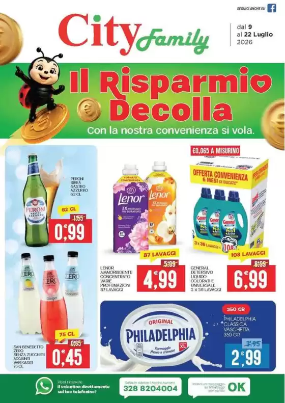 Volantino City Family | Il risparmio decolla | 2026-07-09T00:00:00.000Z - 2026-07-22T00:00:00.000Z