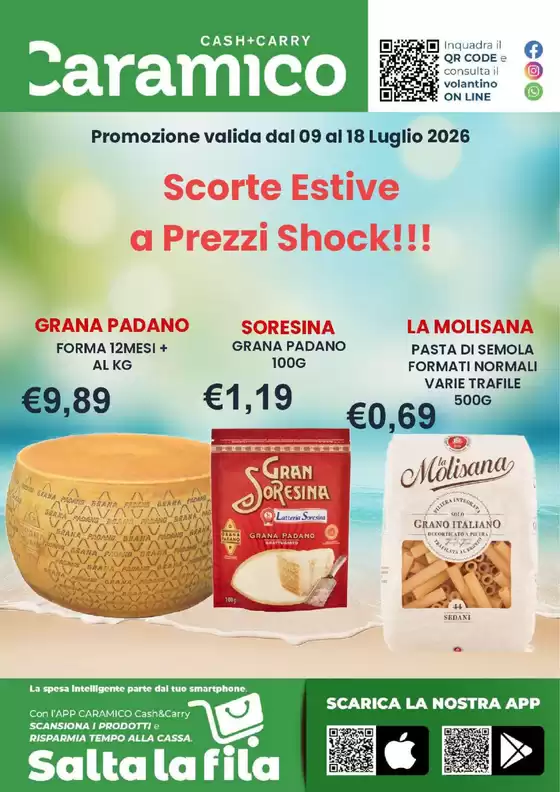 Volantino Caramico | Scorte Estive a Prezzi Shock!!! | 2026-07-09T00:00:00.000Z - 2026-07-18T00:00:00.000Z