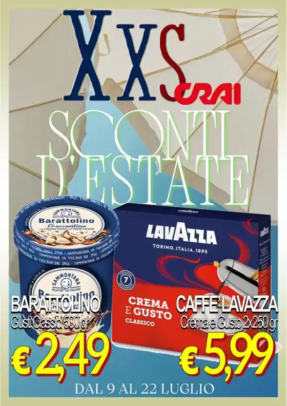 Volantino Xxs Market a Ronzone | Sconti d'estate | 2026-07-09T00:00:00.000Z - 2026-07-22T00:00:00.000Z