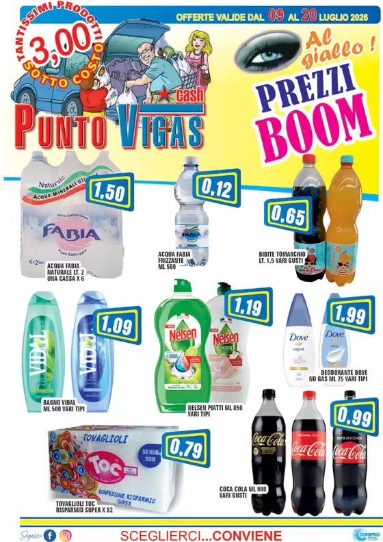 Volantino Punto Vigas | Prezzi boom | 2026-07-09T00:00:00.000Z - 2026-07-20T00:00:00.000Z