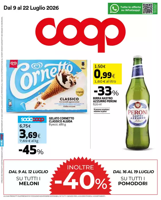 Volantino Coop | Convenienza | 2026-07-09T00:00:00.000Z - 2026-07-22T00:00:00.000Z