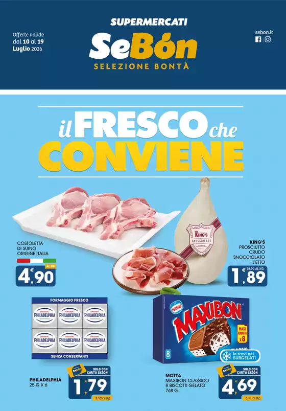 Volantino SeBón | Il fresco che conviene | 2026-07-10T00:00:00.000Z - 2026-07-19T00:00:00.000Z